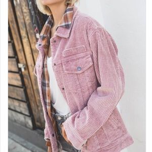 Blush Pink Corduroy Jacket